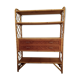 Vintage rattan library
