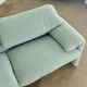 Canapé Cassina Maralunga turquoise / vert conçu par Vico Magistretti