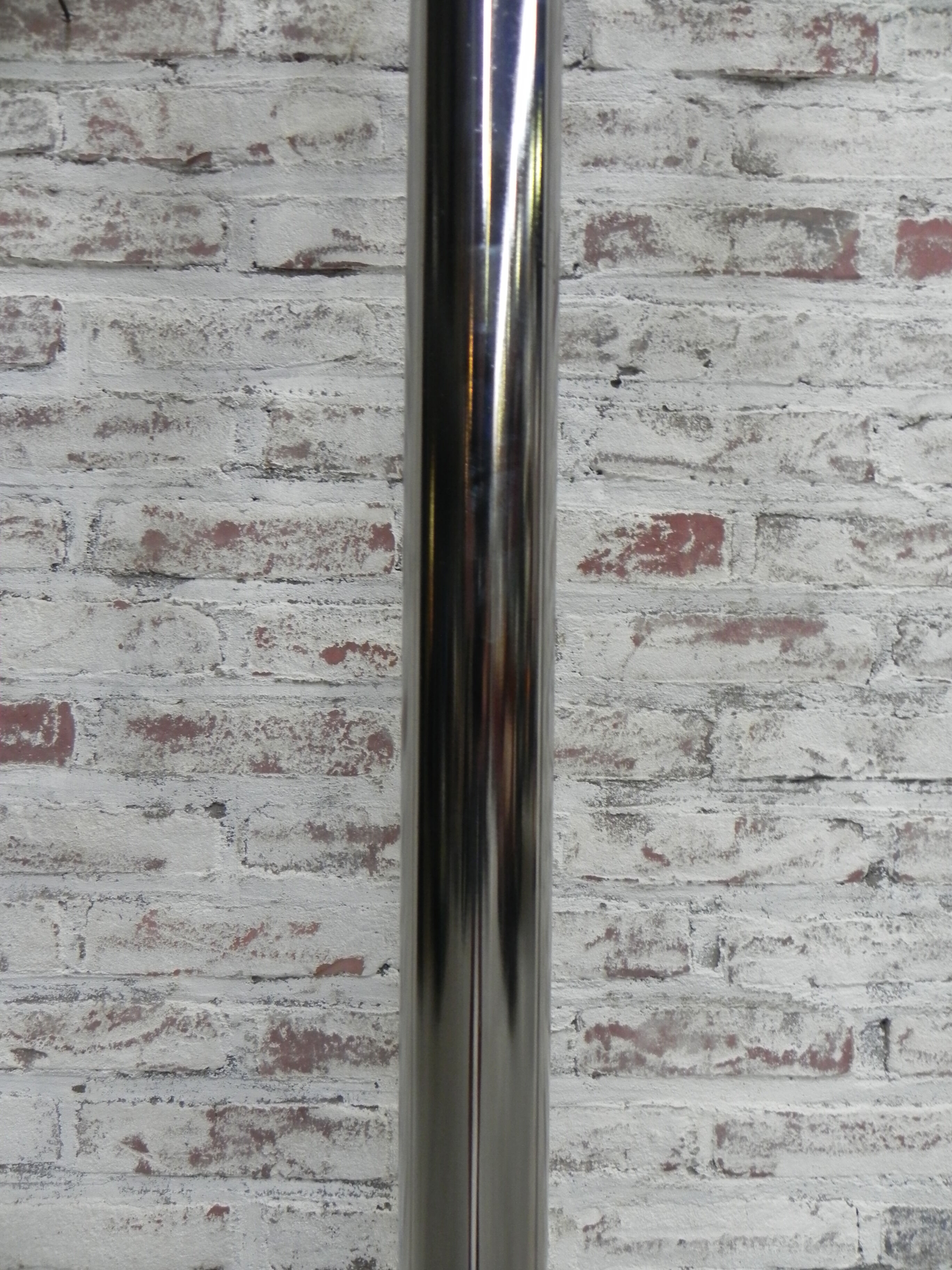Vintage chrome standing coat rack