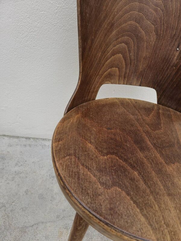 Chaise de bistrot Baumann modèle ''Dove'' vintage 1950