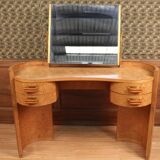 Art deco period speckled maple dressing table
