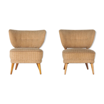 Otto schulz cocktail armchairs pair from the 1950