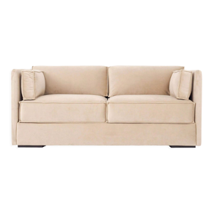 Canapé haga beige velour, design