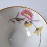 Set of 6 Berry Limoges flower porcelain tea coffee cups