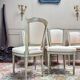 Set of Six Louis XVI Style Lacquered Wood Chairs, 19th Century