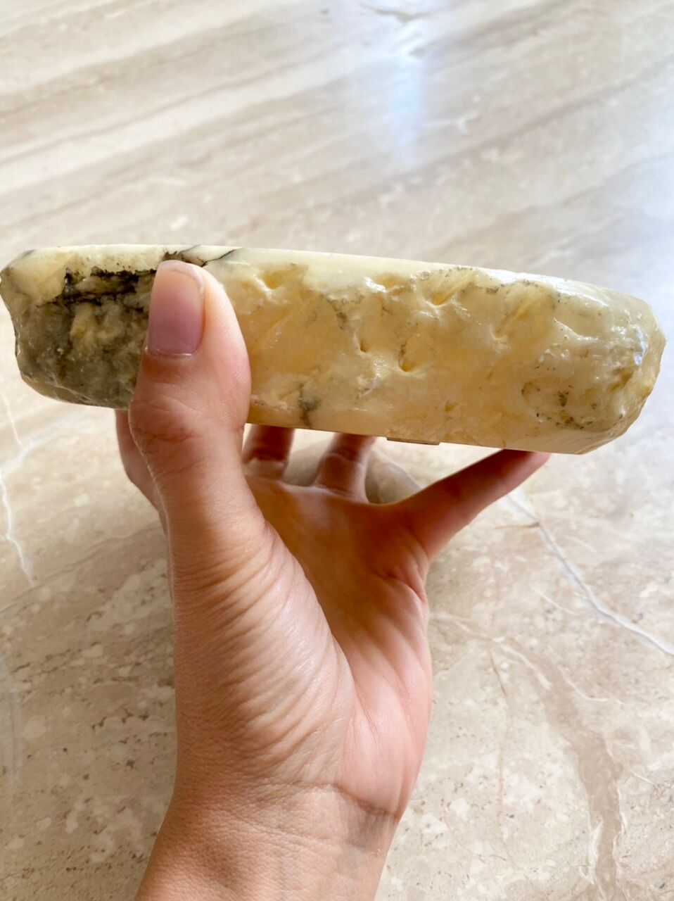 Italian alabaster ashtray