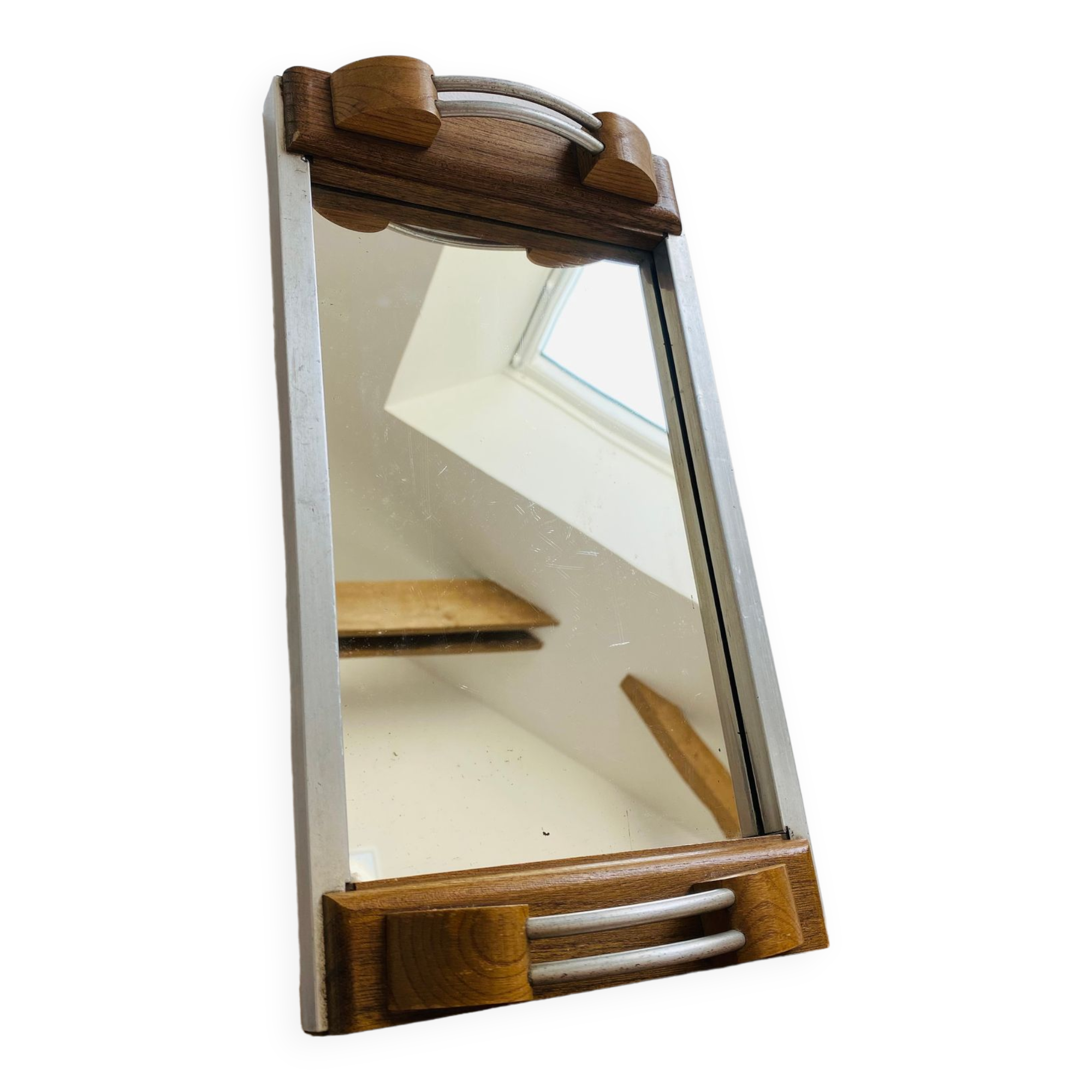 Plateau miroir art déco