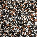 RED EDITION table, Horizon model in terrazzo