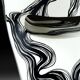 Smoke - Little Albert armchair by Ron Arad, hand painted, Signed Amane