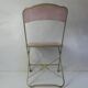 Folding chair chaisor powder pink velvet