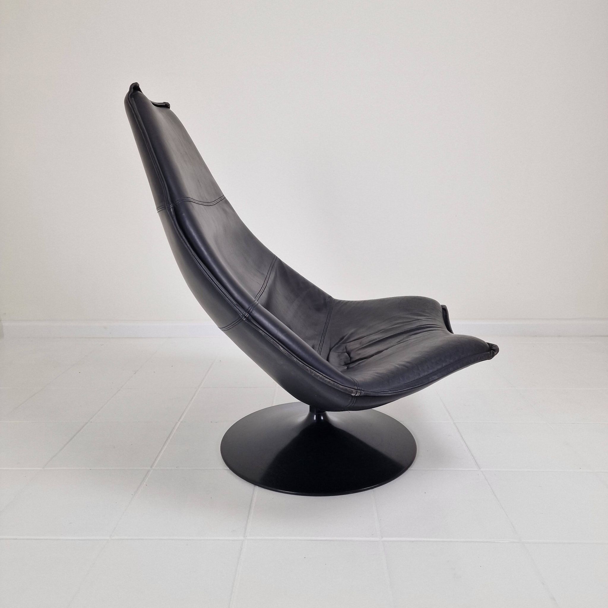 Set of 2 F585 Lounge Chairs by Geoffrey Harcourt for Artifort, 1990's