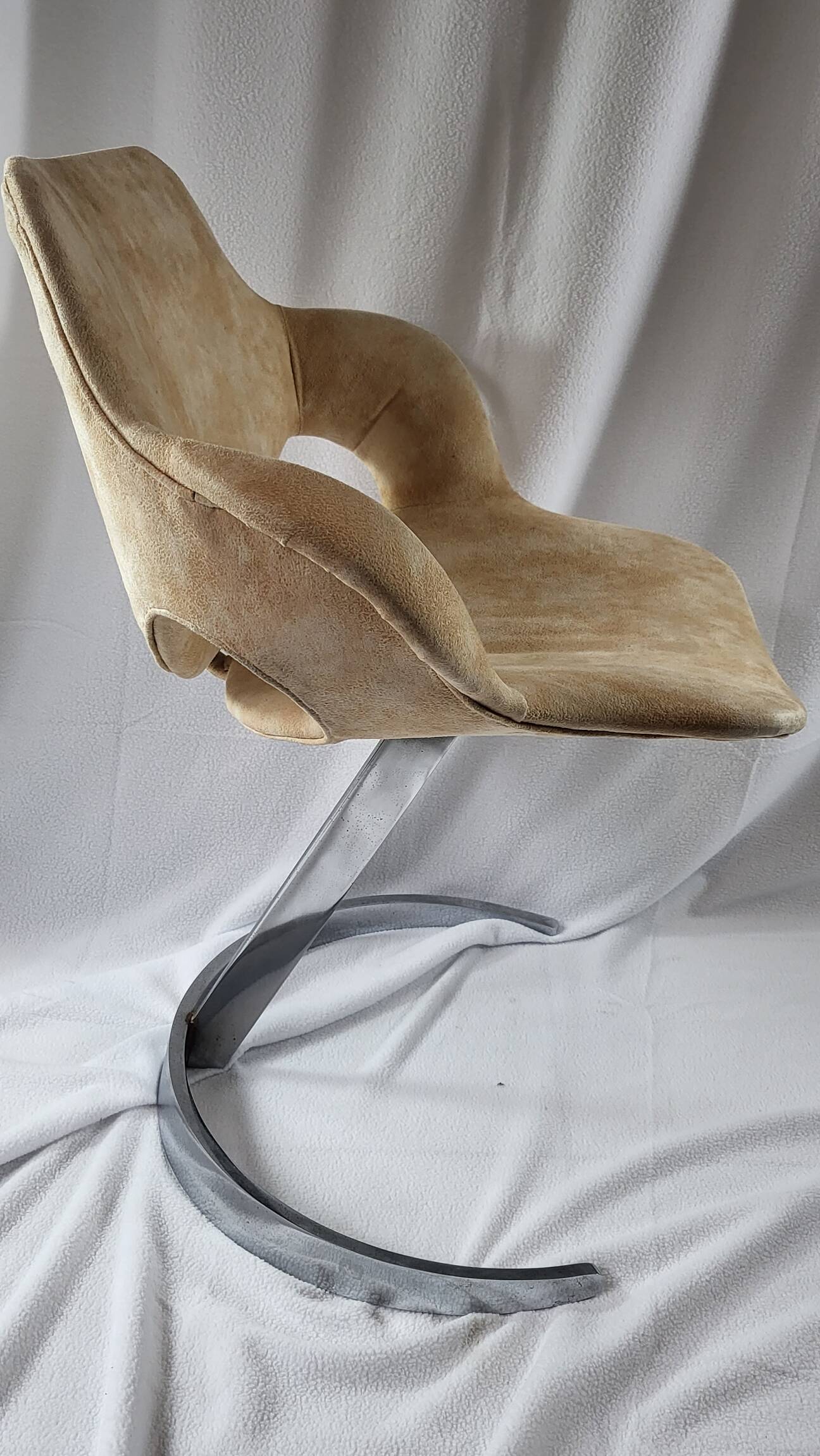 Euro Steel table and chair set 1970 Space Age