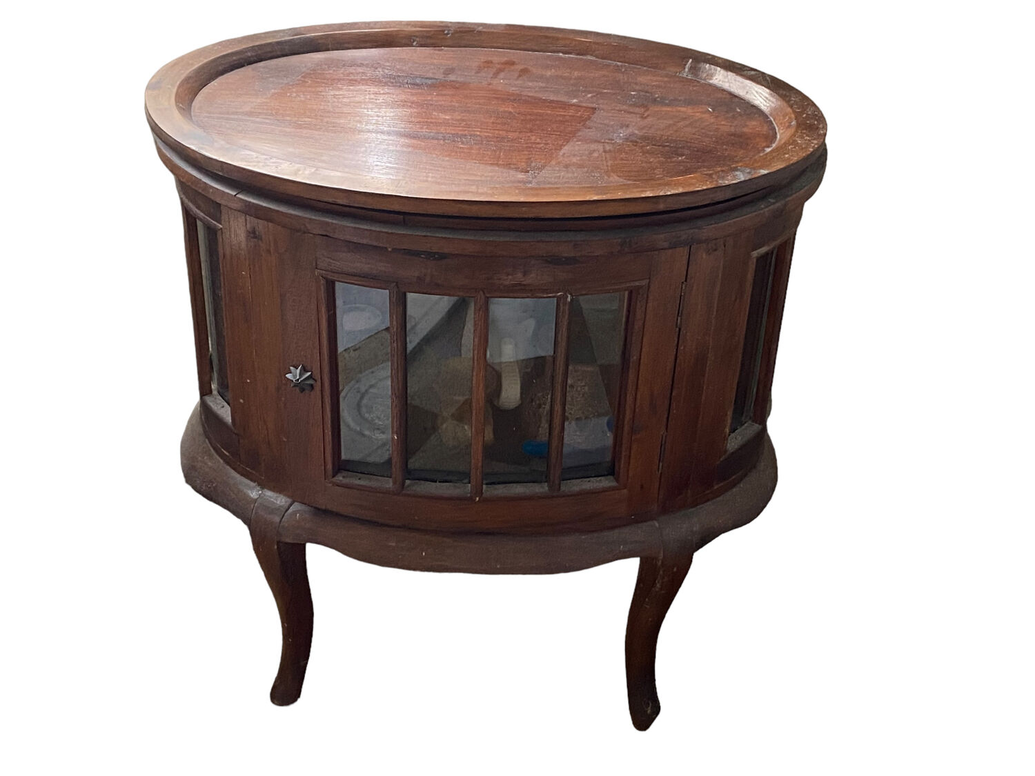 Old tea cabinet colonial coffee table