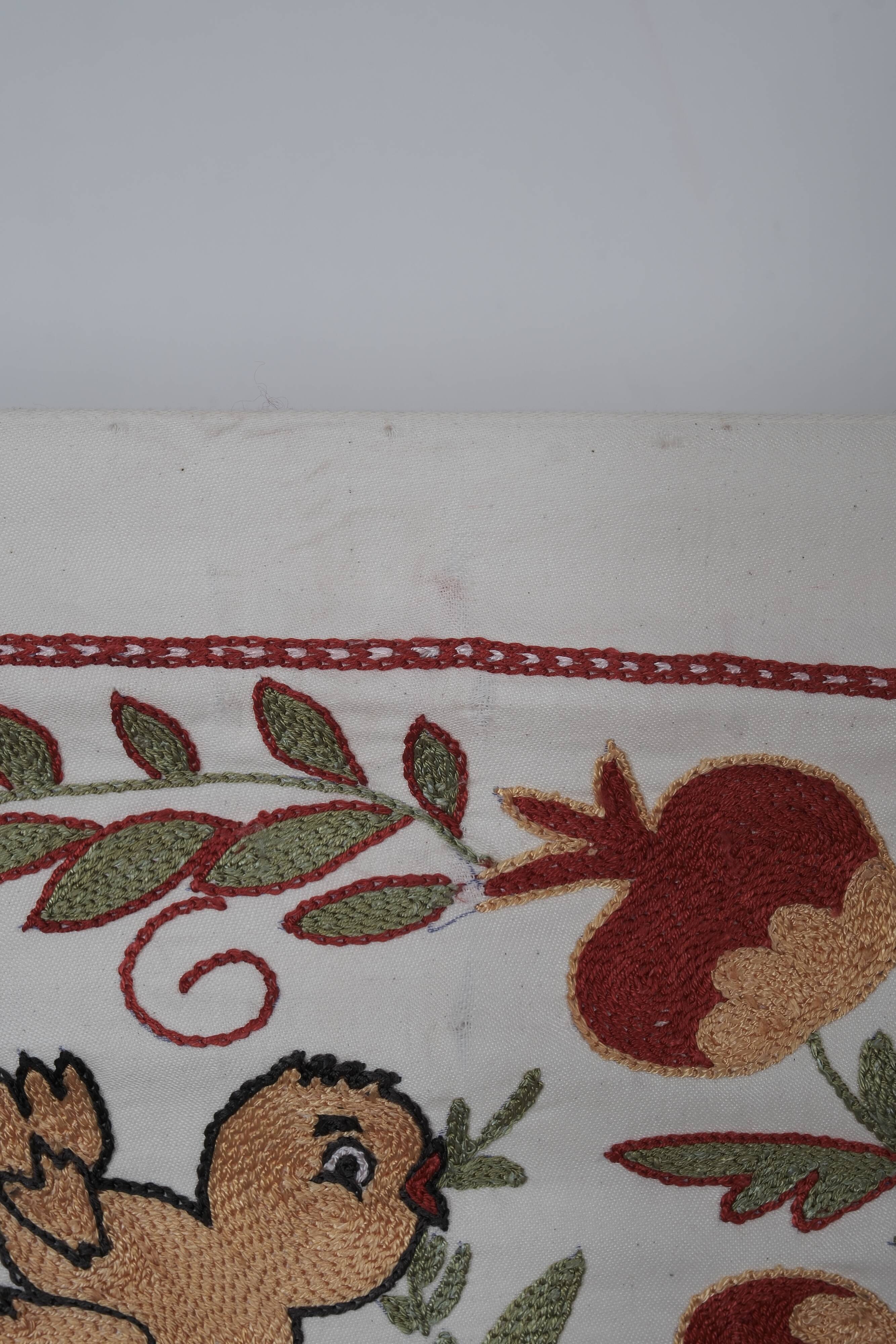 Hand knotted rug, vintage turkish rug 51x187 cm