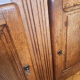 Oak sideboard kitchen glass doors