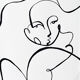 "Divine Figure" - Handmade in black acrylic in limited edition by Atelier Agapé