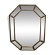 Bevelled mirror with neoclassical parcloses from the 20th century.