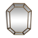 Bevelled mirror with neoclassical parcloses from the 20th century.
