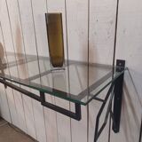 Wrought iron console, 50's