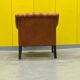 Vintage Chesterfield Regency Style Brown Leather Club Armchair