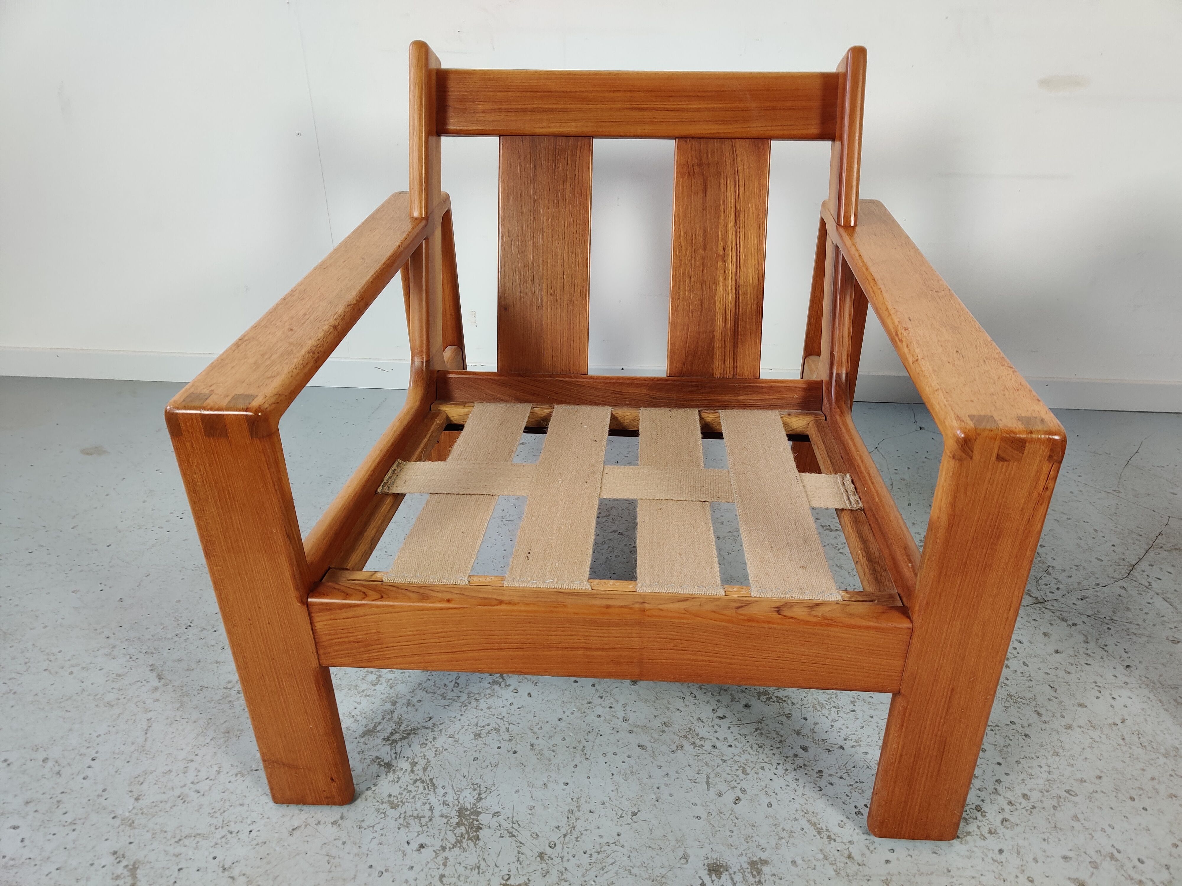 Pair of Bonanza armchairs by Esko Pajamies for Asko, Finland 1970s