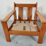 Pair of Bonanza armchairs by Esko Pajamies for Asko, Finland 1970s