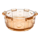 E1e art deco huta stoelzle pink bowl