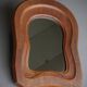 Mid-Century Anthroposophical wooden mirror, 1950s