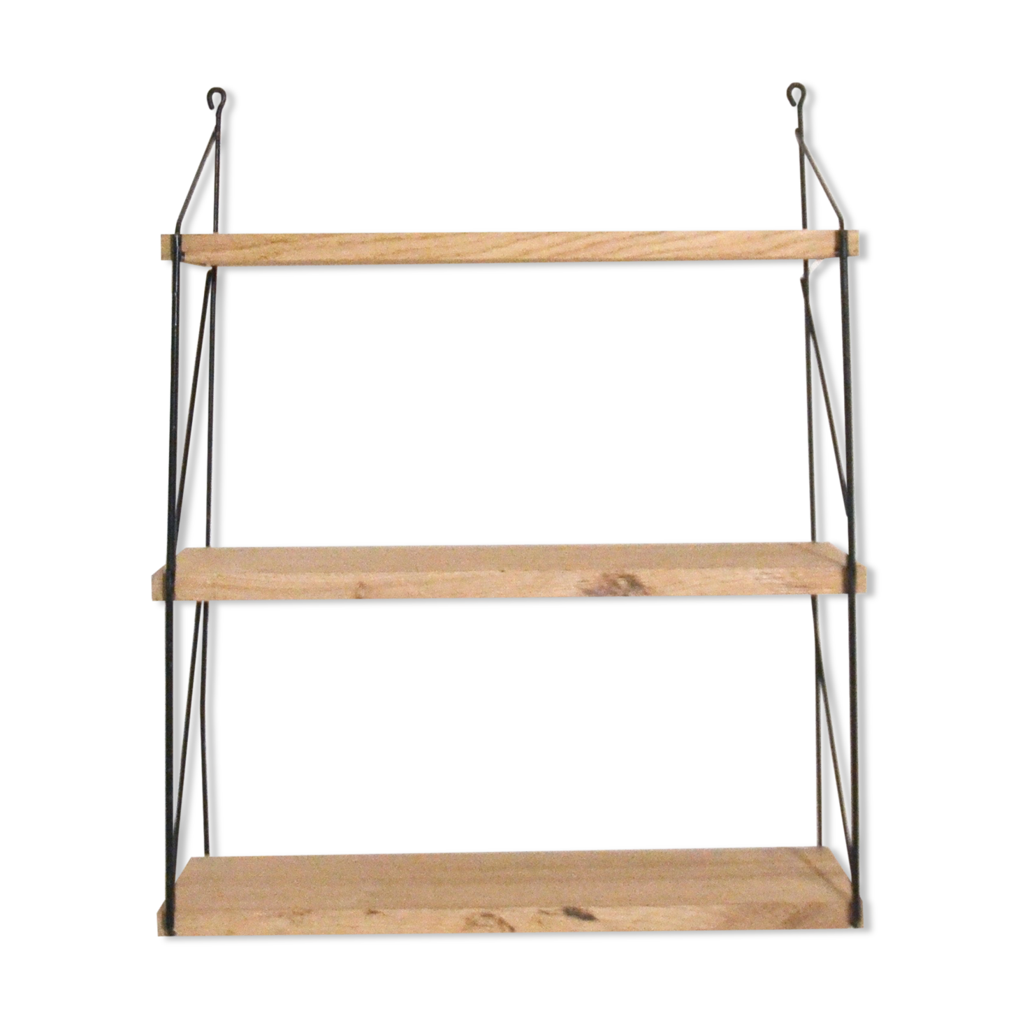 Wall shelf solid oak