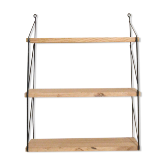 Wall shelf solid oak