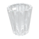 Villeroy & Boch vintage vase in ribbed molded crystal signed