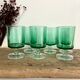 6 verres luminarc france vintage