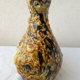 Ceramic fat lava vase