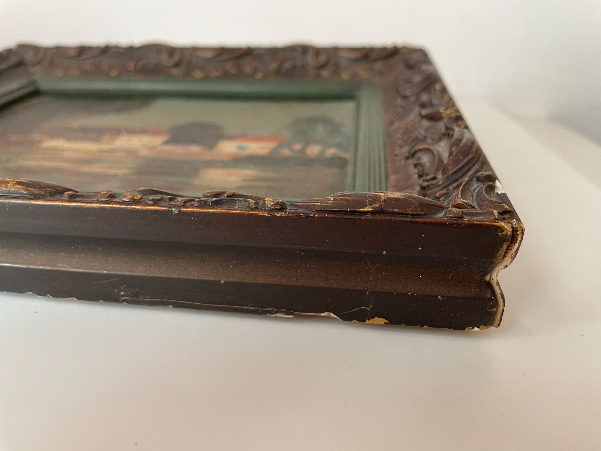 Pair of antique paintings