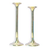 Set of 2 brass candlesticks G.V. Harnisch
