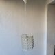 Vintage hexagonal cabochon pendant light – 70s