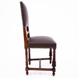 Set of 6 chairs, France, circa 1880. After renovation.