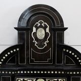 Ceremonial showcase in blackened pearwood, Napoleon III period - 1850