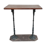 Old bistro table/foot cast iron floral decoration