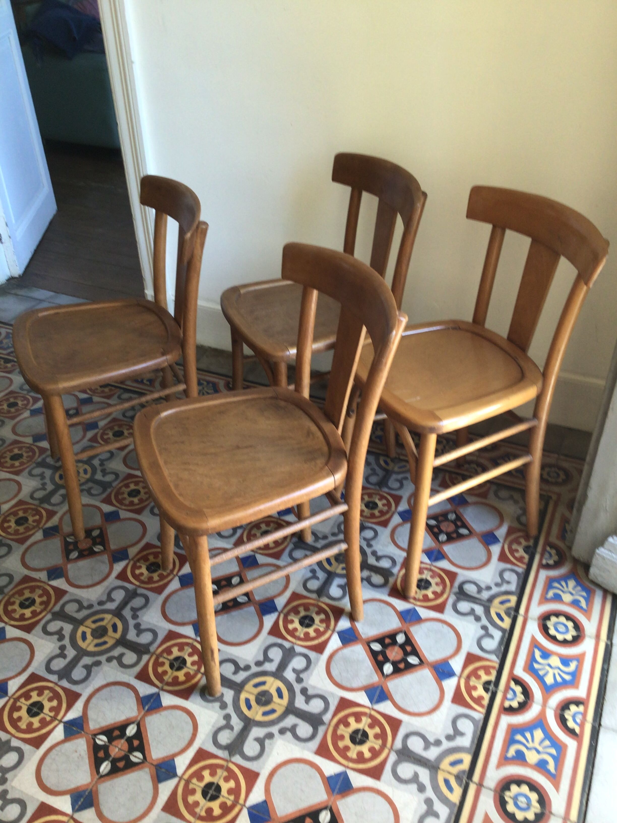 4 bistro chairs