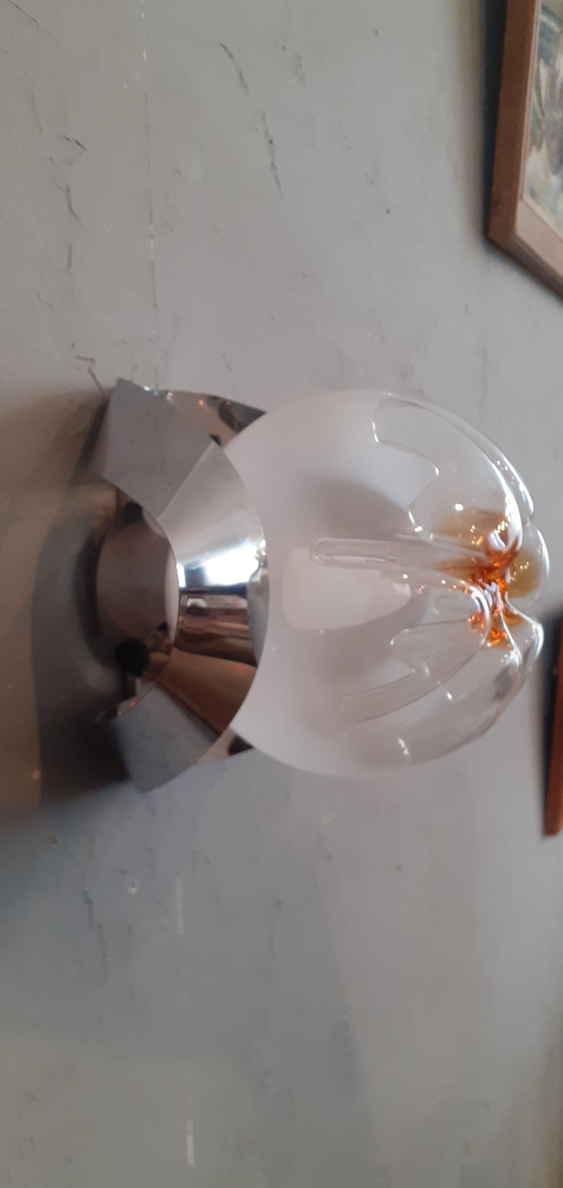 Wall lamp year 60 Mazzega for Murano