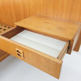 Scandinavian modern teak bed, Denmark 1950's