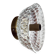 Vintage wall sconce moulded glass