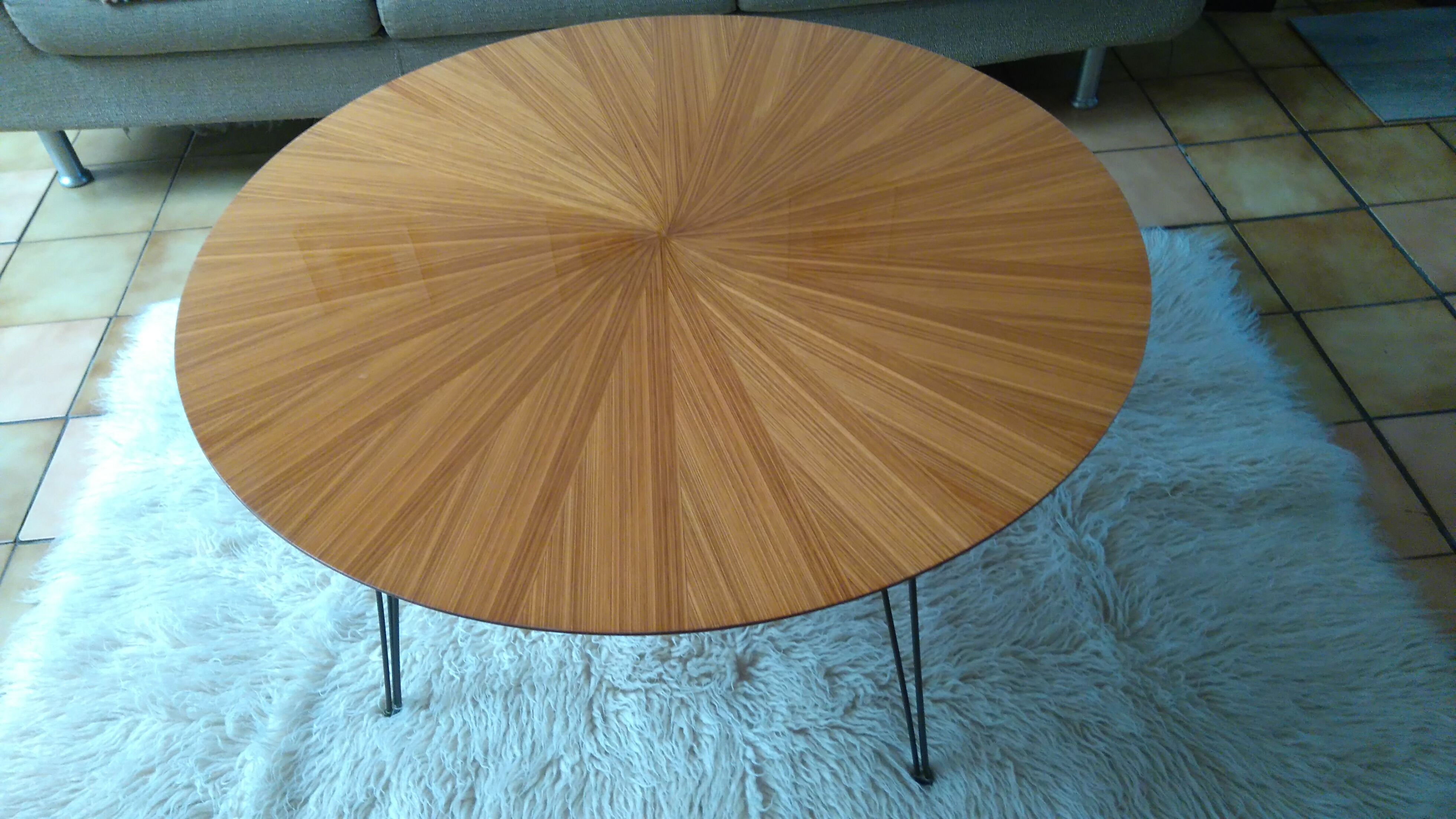 Table basse ronde 60/70