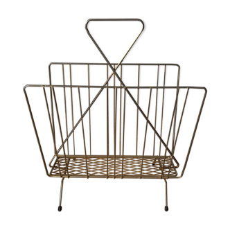 Golden magazine holder