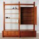 Teak cabinet shelf wall unit RT Möbel Ristenpatt design vintage