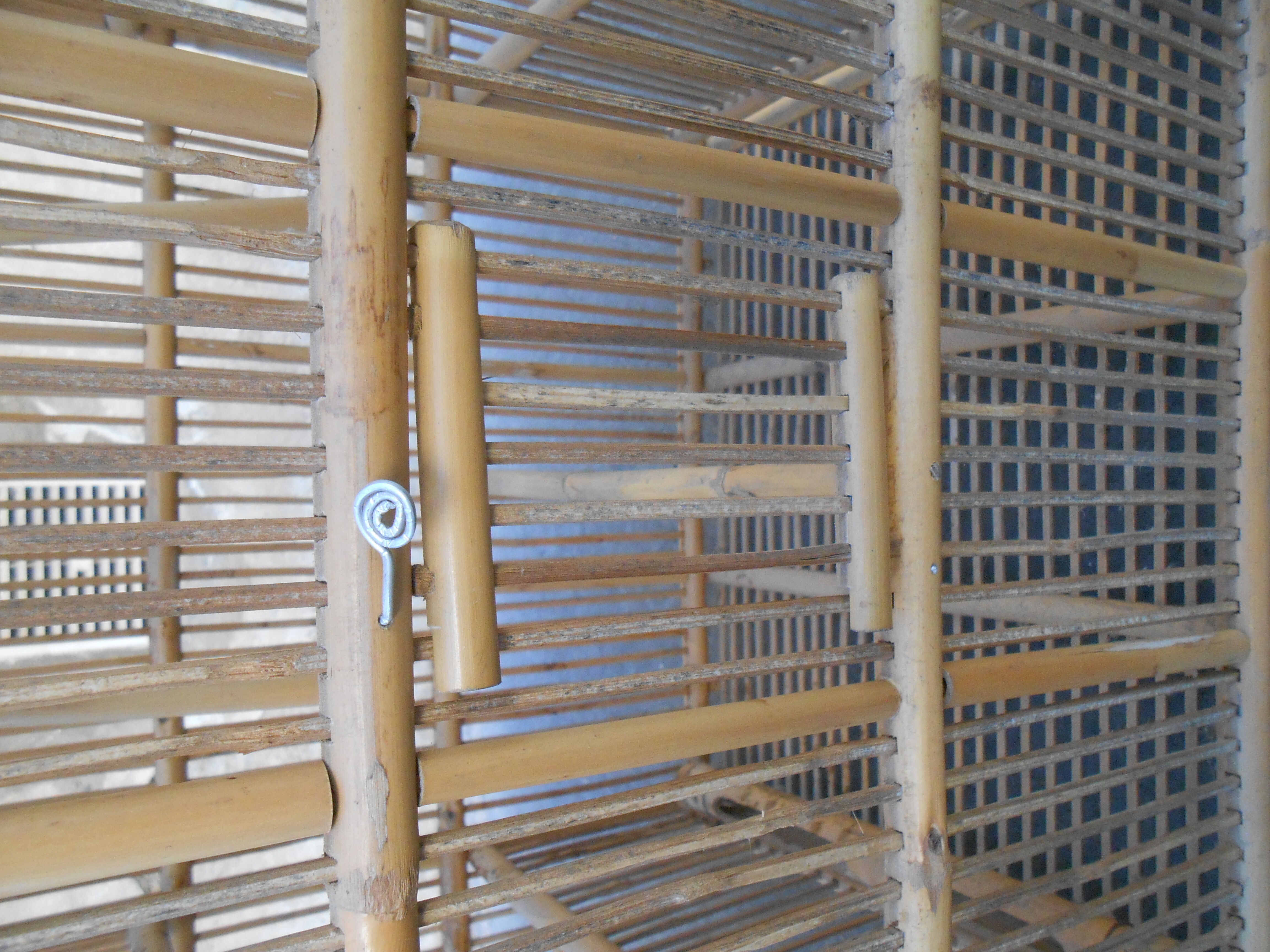 Cage oiseau en bambou