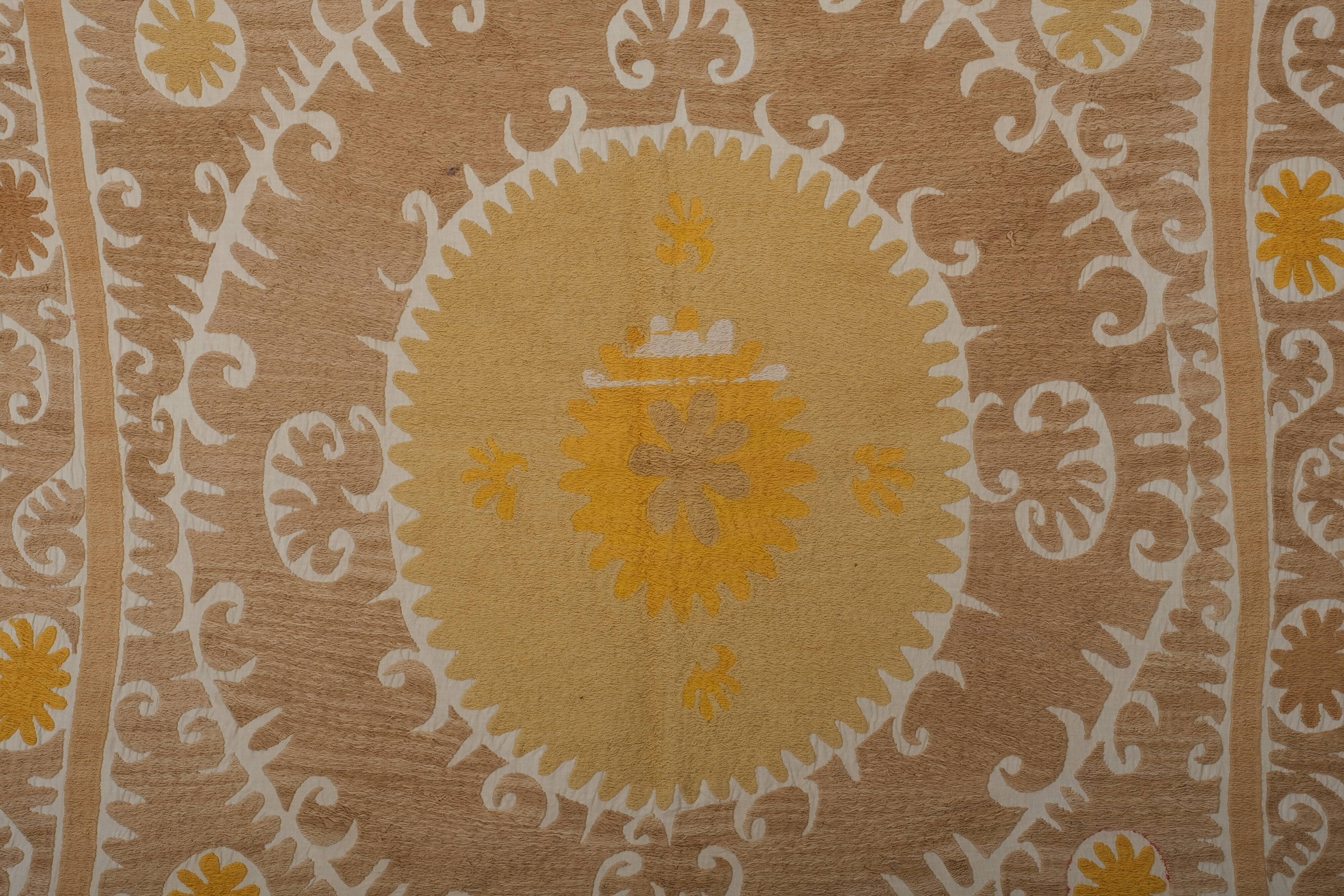 Tapis noué à la main, tapis turc vintage 122x142 cm