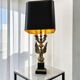 Vintage table lamp 'golden' xl 'eagle deknudt'