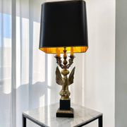 Lampe de table vintage 'dorée' xl 'eagle deknudt'